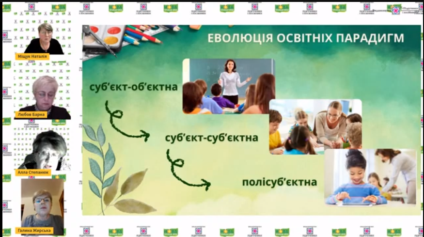 Еволюція освітніх парадигм у закладах освіти